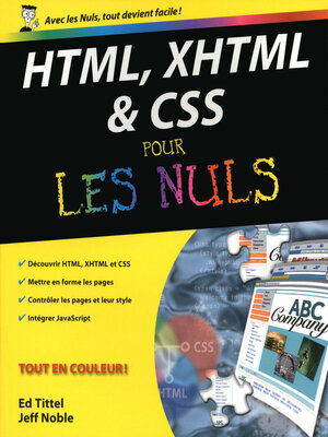 cover image of HTML, XHTML et les CSS Pour les nuls